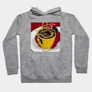 Coffee Roast Vintage Retro Art Vogue Pattern Hoodie